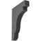 Ekena Millwork 1 3/4"W x 8 1/2"D x 11"H Bedford Wood Vintage Decor Bracket, Black BKTWD02X09X11BEBL - alternate 1